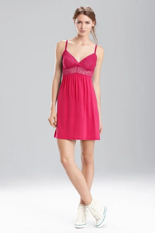 women lounge dress with a thermal - regulating fabric for year - round useTile Lily Tonal Chemise